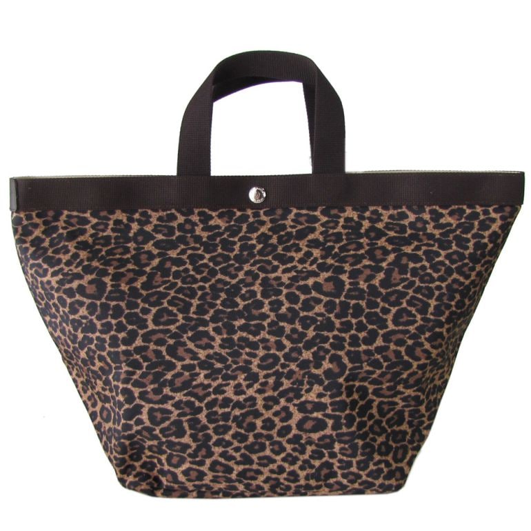 エルベシャプリエ トートバッグ レディース A4 舟形 L ナイロン パンサー ヒョウ柄 725F F12