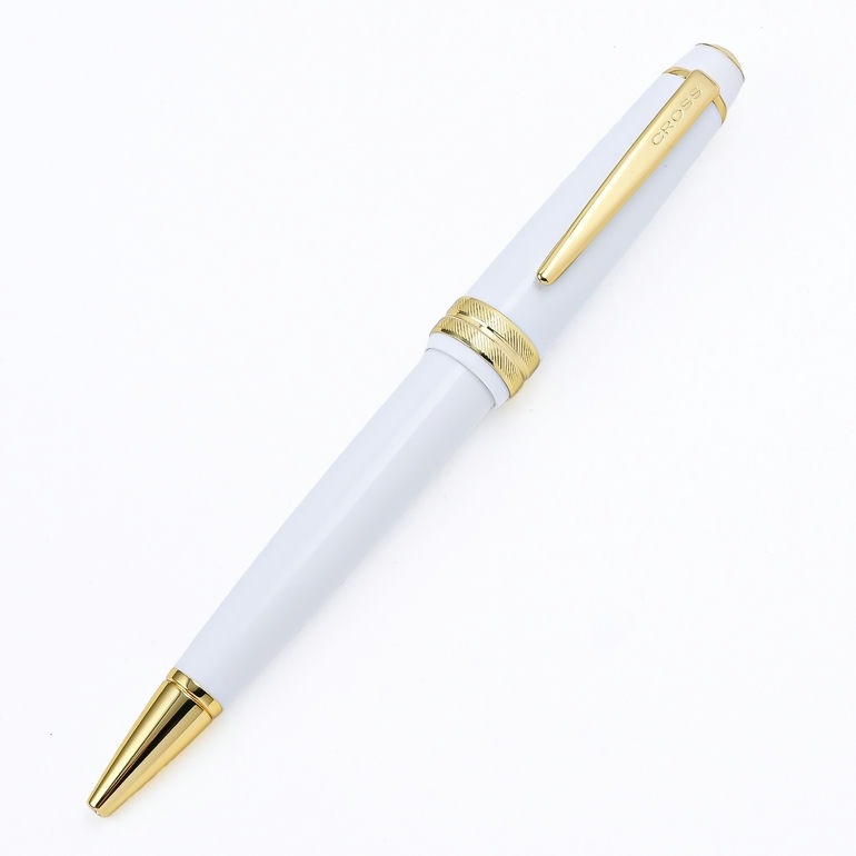 【名入れ無料】【純正包装無料】 クロス CROSS ボールペン BAILEY LIGHT ベイリーライト ホワイト×ゴールド 0.7mm メンズ レディース NAT0742-10 筆記具 高級 名入れギフト ボールペン 文房具【スペシャルラッピング660円(別売り)】