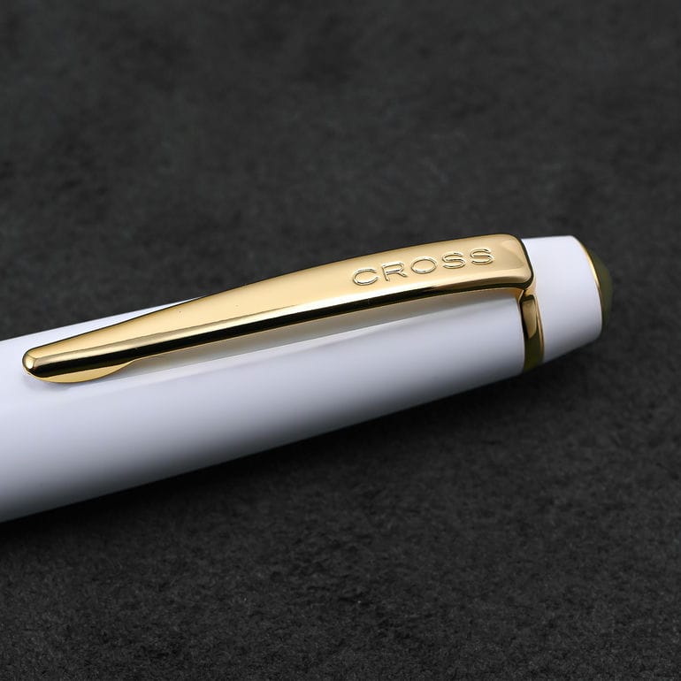 【名入れ無料】【純正包装無料】 クロス CROSS ボールペン BAILEY LIGHT ベイリーライト ホワイト×ゴールド 0.7mm メンズ レディース NAT0742-10 筆記具 高級 名入れギフト ボールペン 文房具【スペシャルラッピング660円(別売り)】