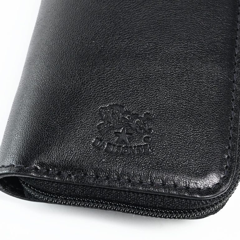 イルビゾンテ IL BISONTE ペンケース ペン入れ 筆箱 メンズ レディース バケッタレザー ブラック ODE049PV0005BK170【スペシャルラッピング660円(別売り)】