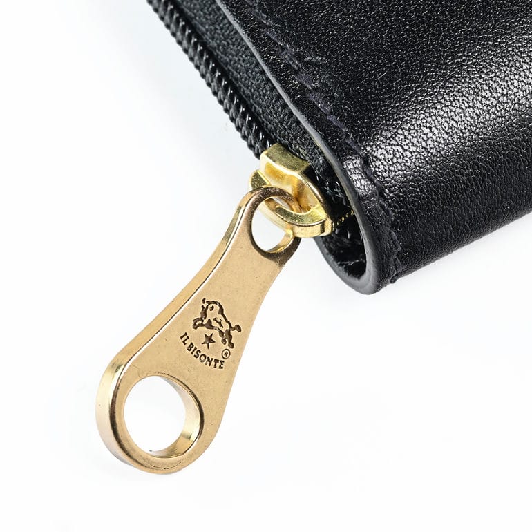 イルビゾンテ IL BISONTE ペンケース ペン入れ 筆箱 メンズ レディース バケッタレザー ブラック ODE049PV0005BK170【スペシャルラッピング660円(別売り)】