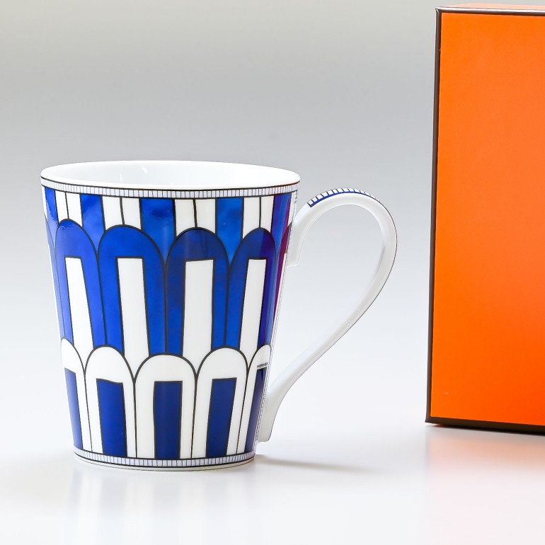 エルメス HERMES ブルーダイユール 30338P1 マグカップ シングル エルメス HERMES ブルーダイユール 30338P1 マグカップ シングル