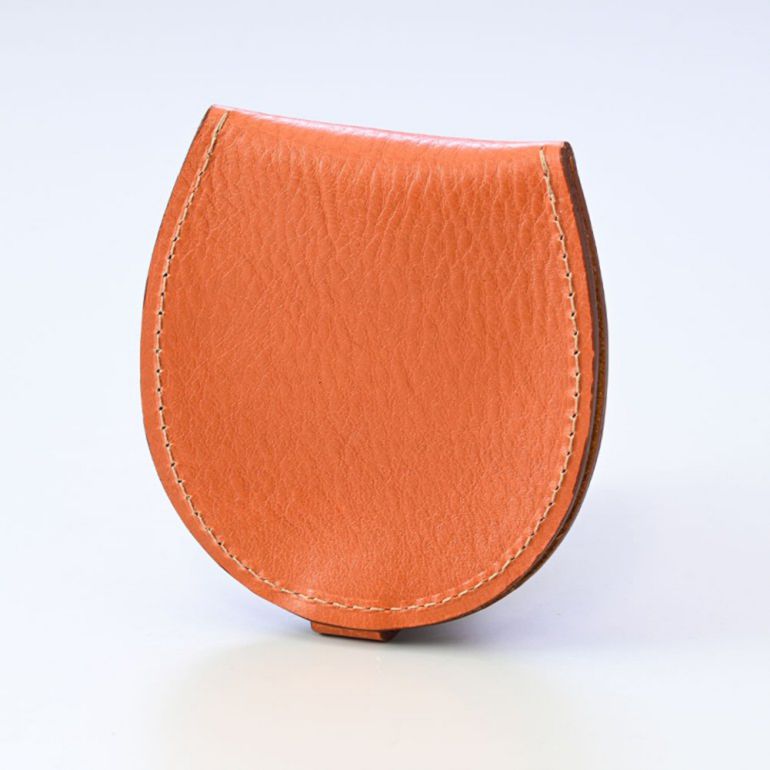 イルビゾンテ IL BISONTE コインケース 小銭入れ 馬蹄形 バケッタレザー ブラウン ヤキヌメ SCP013PV0005CA129N(C0543P 145N) 箔押し名入れ可有料【スペシャルラッピング660円(別売り)】