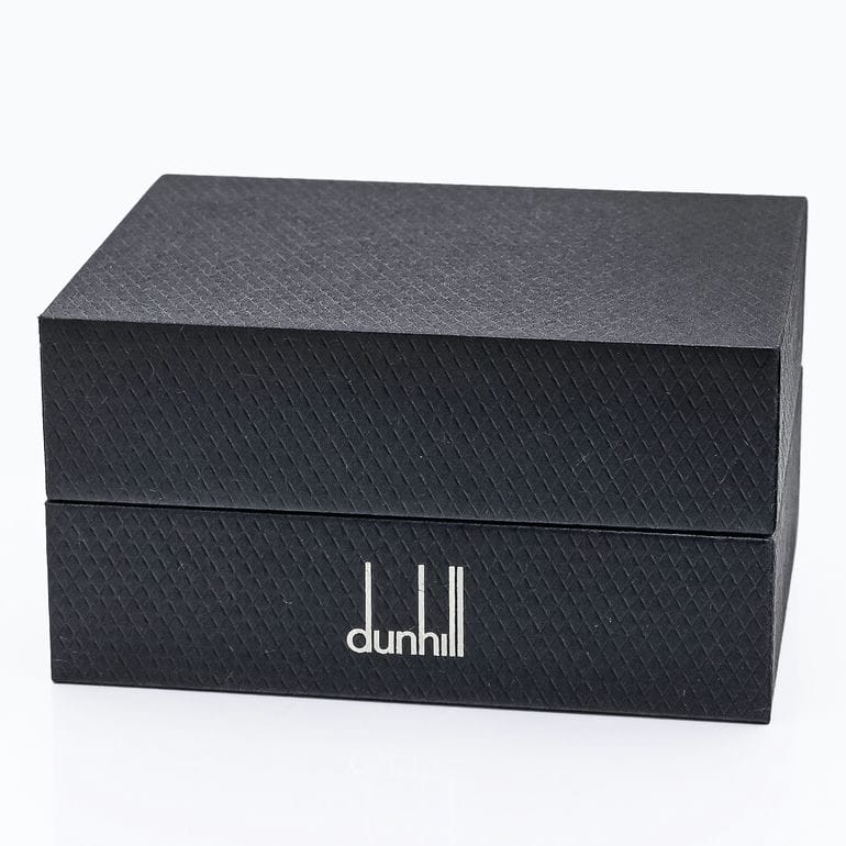 【名入れ可有料】ダンヒル dunhill ネクタイピン タイピン タイバー タイクリップ カドガン ADコイン メンズ シルバー ネイビー DU19FYS8140410 英国 <br>【スペシャルラッピング660円(別売り)】