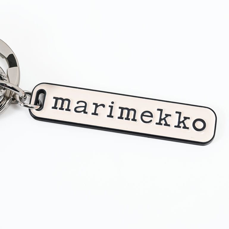 マリメッコ marimekko キーリング キーホルダー Puhallus Vihkiruusu 結婚式のバラ ウェディングローズ Kioski キーチェーン レッド パープル 94174 094174 430 北欧雑貨 北欧デザイン ネコポス限定 送料無料【スペシャルラッピング660円(別売り)】