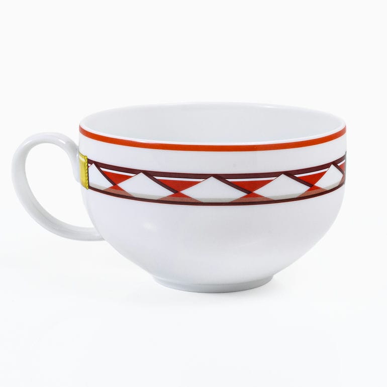 【名入れ可有料】エルメス HERMES ティーカップ&ソーサー 200ml ペア トレサージュ エケストル Tressages questres 馬具 飾り紐 57016P2 057016P2 洋食器 高級<br>【スペシャルラッピング660円(別売り)】