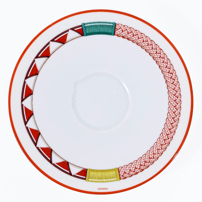 エルメス HERMES ティーカップ&ソーサー 200ml ペア トレサージュ