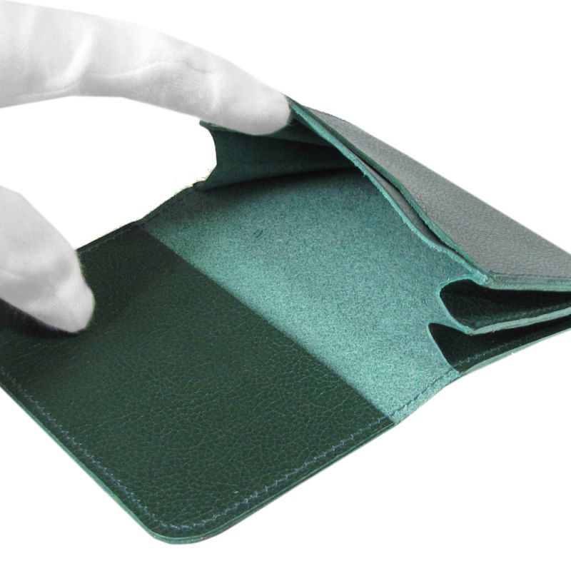 イルビゾンテ IL BISONTE カードケース 名刺入れ メンズ レディース バケッタレザー VERDE ベルデ C0470 P 293【スペシャルラッピング660円(別売り)】