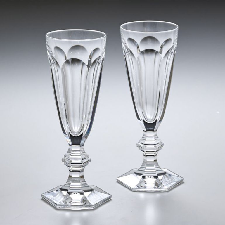 バカラ 名入れ対応 Baccarat シャンパンフルート ペア アルクール HARCOURT 2811799 【熨斗対応】 洋食器 <br>【スペシャルラッピング1100円(別売り)】