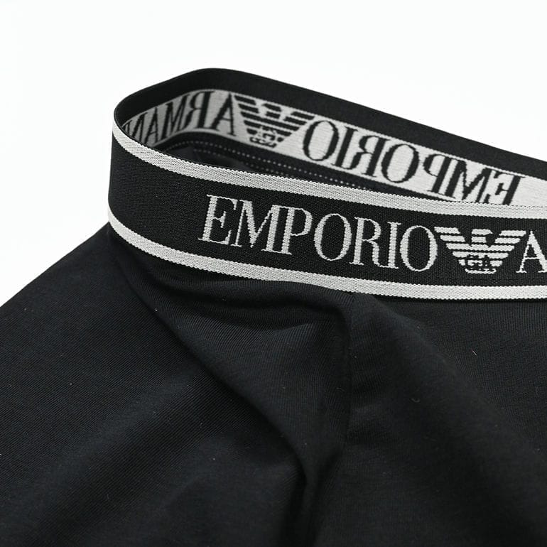 【スペシャルラッピング付】エンポリオ アルマーニ EMPORIO ARMANI ボクサーパンツ 3枚セット 包装紙23種類から選べる 下着 アンダーウェア ブランドロゴ 3パック 全4サイズ メンズ