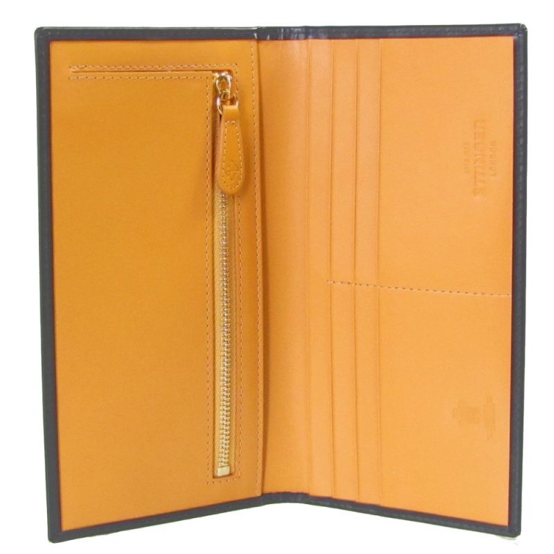 エッティンガー ETTINGER 長財布 小銭入れ付 薄型 メンズ ブライドルレザー マイナーチェンジモデル BH953AEJ GREY グレー 名入れ可有料 【スペシャルラッピング660円(別売り)】