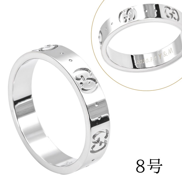 グッチ GUCCI リング ジュエリー 8号 メンズ レディース 指輪