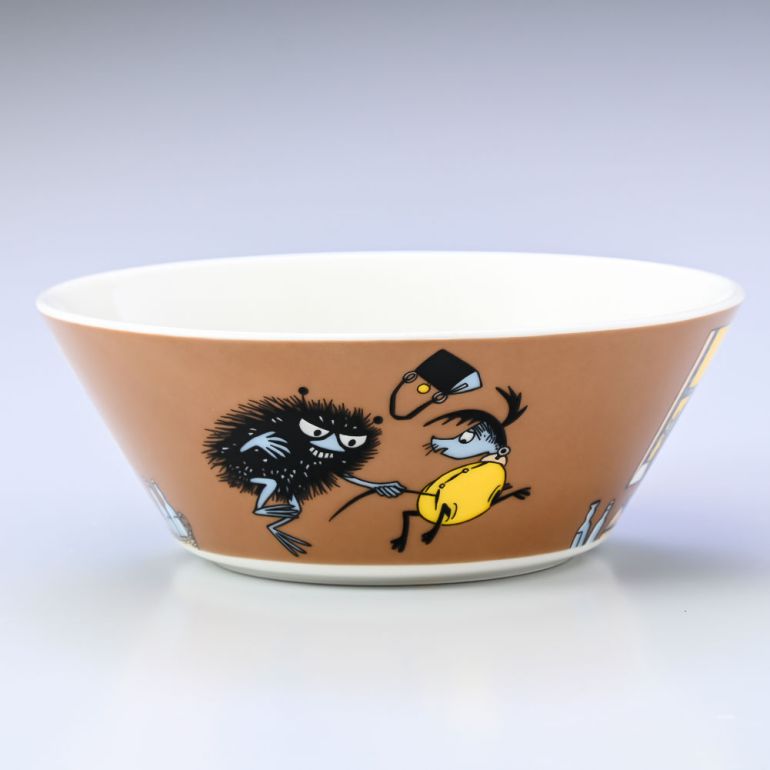 アラビア ARABIA ボウル 絵皿 15cm ムーミンコレクション スティンキー ブラウン 1062214 北欧食器 洋食器 名入れ可有料【スペシャルラッピング660円(別売り)】