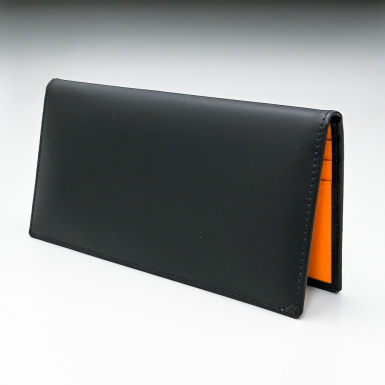 エッティンガー ETTINGER 長財布 小銭入れ付 薄型 メンズ ブライドルレザー マイナーチェンジモデル BH953AEJ BLACK ブラック 名入れ可有料 【スペシャルラッピング660円(別売り)】