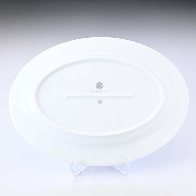 エルメス HERMES モザイク ヴァンキャトル オーバルプレート 37cm 035027P 大皿 洋食器 名入れ可有料 【スペシャルラッピング1100円(別売り)】