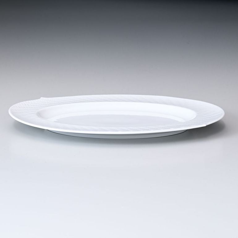 マイセンMEISSEN波の戯れオーバルプレート35センチ