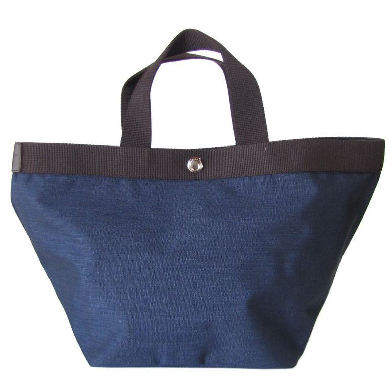 エルベシャプリエ トートバッグ レディース 舟形 M コーデュラナイロン ネイビー 707C 19N