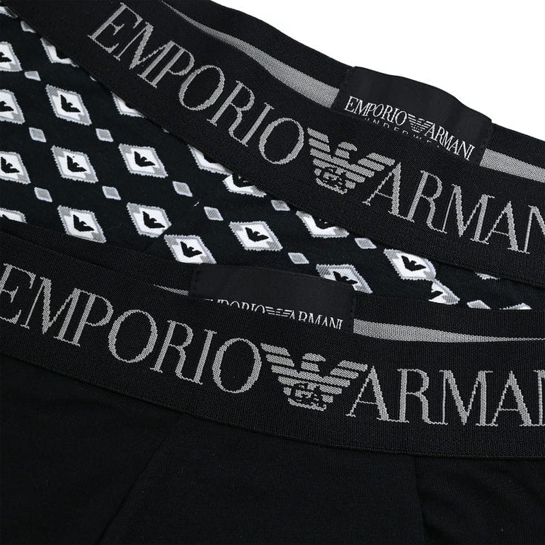 エンポリオ アルマーニ EMPORIO ARMANI 下着 アンダーウェア ボクサーパンツ 無地 ブランドロゴ 2パック 全4サイズ メンズ 111210 4R504 33121 MADE IN ITALY【スペシャルラッピング660円(別売り)】