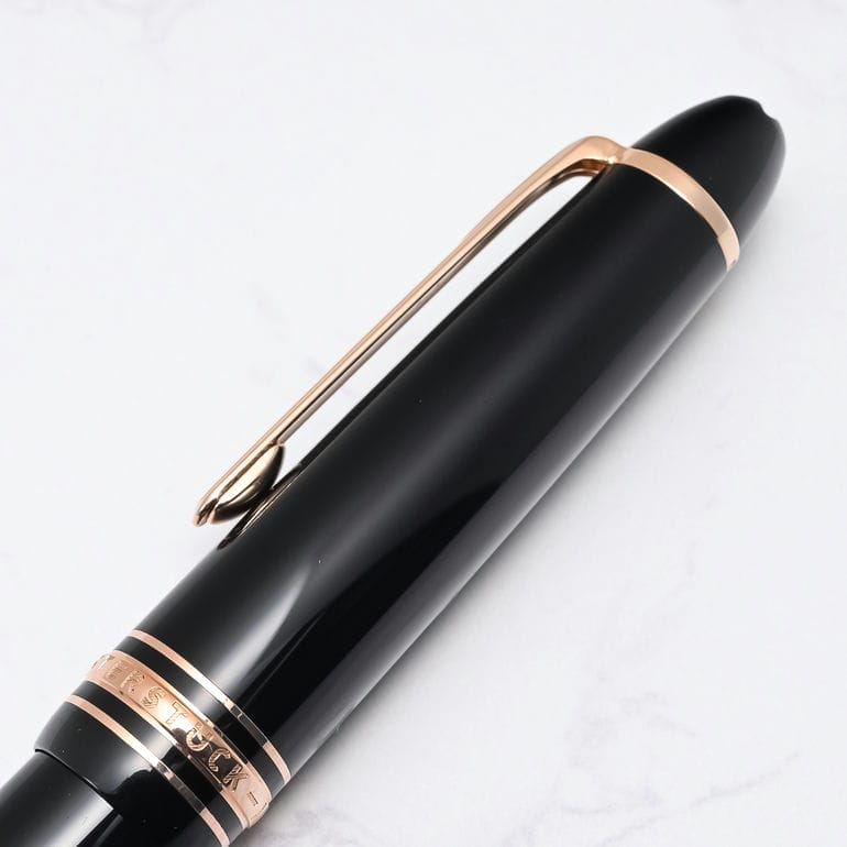 【未使用】モンブラン CLASSIC 万年筆 ブラック 7637□Mont Blanc モンブラン万年筆 ブラック マイスターシュ