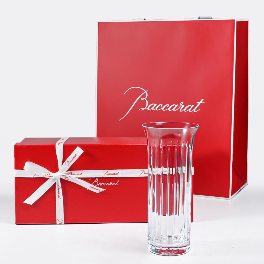 バカラ Baccarat ギフトセット ベース 花瓶 フローラ FLORA ベースビゾー 18cm 2613138 【熨斗対応】 インテリア オブジェ 置物 洋食器 <br>【スペシャルラッピング660円(別売り)】