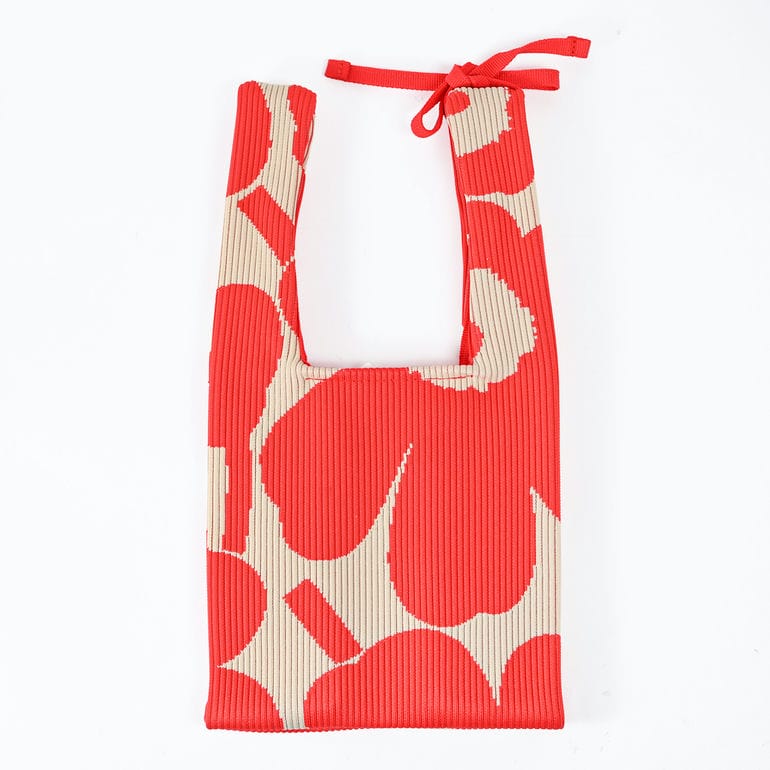 マリメッコ marimekko トートバッグ ハンドバッグ KNITTED MINI TOTE