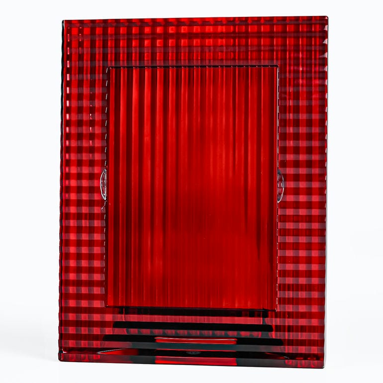 バカラ Baccarat フォトフレーム アイ EYE インテリア 写真立て レッド