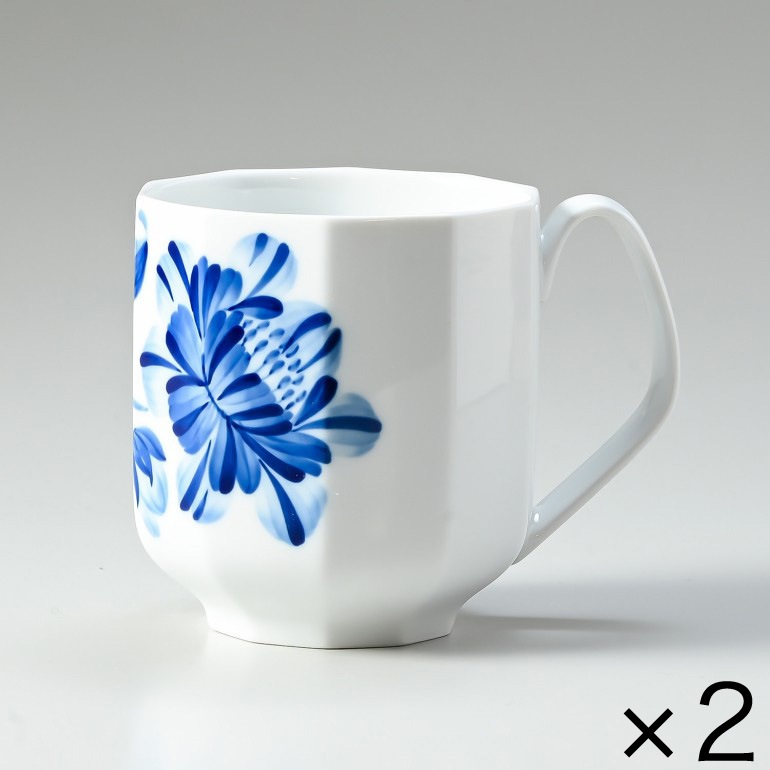 2個セット ロイヤルコペンハーゲン ブロムスト カメリア マグカップ 330ml 1025327（2903103） 北欧食器 洋食器 ROYAL COPENHAGEN【スペシャルラッピング660円(別売り)】