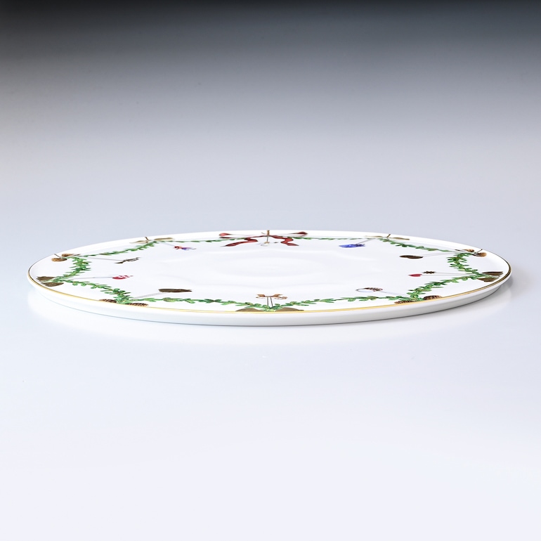 ロイヤルコペンハーゲン ROYAL COPENHAGEN スターフルーテッド ケーキプレート ディッシュ 32cm 2503373 【日本未発売】 1017442 北欧食器 洋食器 名入れ可有料 【スペシャルラッピング660円(別売り)】