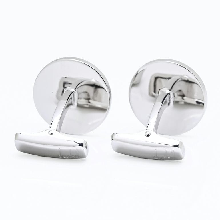 【名入れ可有料】ダンヒル dunhill カフス カフリンクス カフスボタン アロイ メンズ シルバー クリスタルレッド DU24FUS8201040 英国 <br>【スペシャルラッピング660円(別売り)】