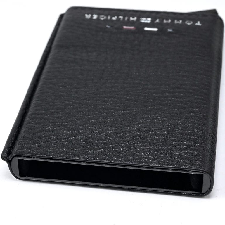 【名入れ可有料】高品質ヨーロッパ輸入モデル トミーヒルフィガー TOMMY HILFIGER カードケース カードホルダー プレミアム METAL CC HOLDER ブラック AM0AM12760 BDS BLACK【スペシャルラッピング660円(別売り)】