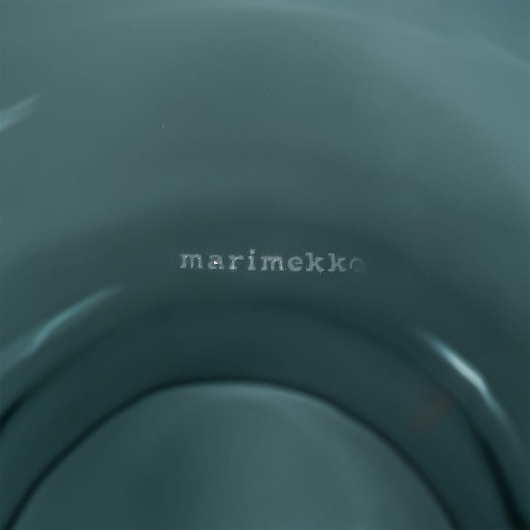 マリメッコ marimekko ベース 花瓶 URNA グラスベース スモーク グレー