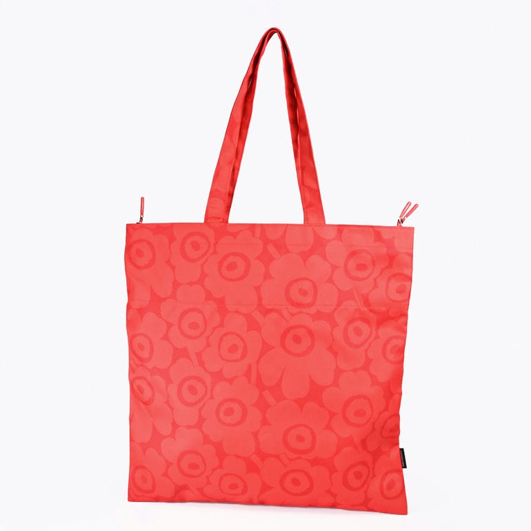 マリメッコ marimekko トートバッグ 買い物袋 ショルダートート Metka メトカ ミニ ウニッコ ダークレッド 95333 095333 330 A4サイズ収納可能 北欧雑貨 北欧デザイン