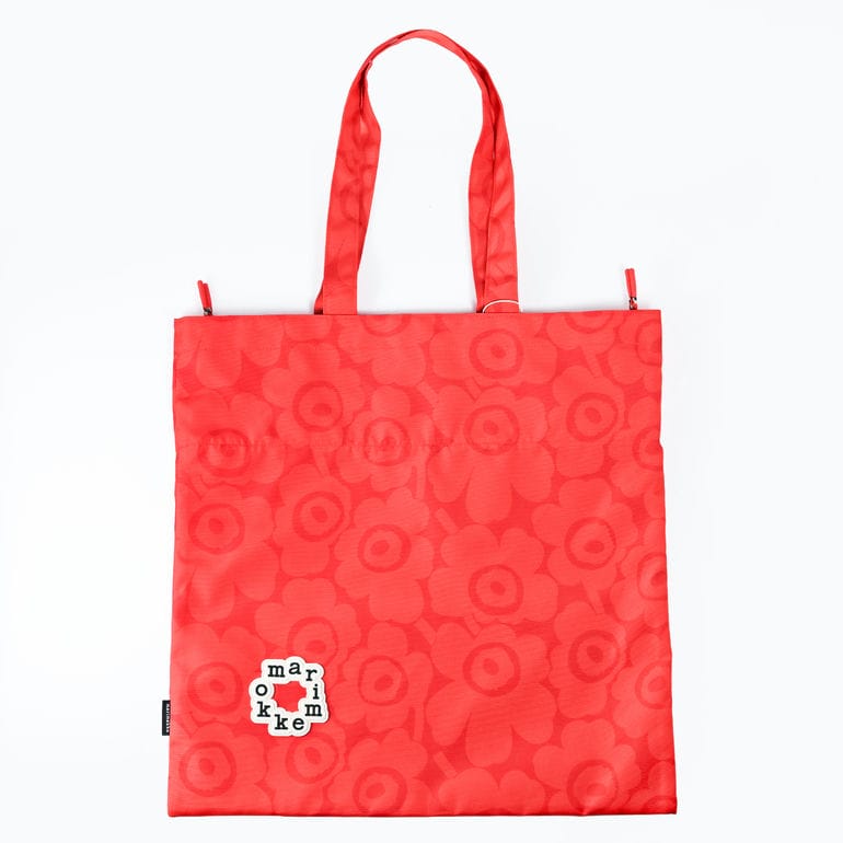 マリメッコ marimekko トートバッグ 買い物袋 ショルダートート Metka メトカ ミニ ウニッコ ダークレッド 95333 095333 330 A4サイズ収納可能 北欧雑貨 北欧デザイン
