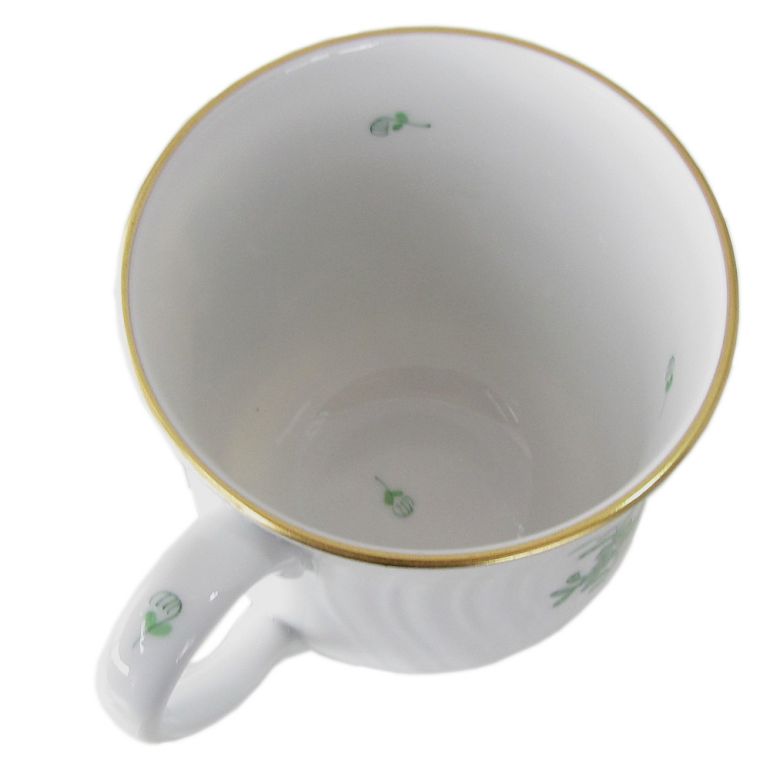 名入れ可有料 純正BOX付 ヘレンド マグカップ アポニーグリーン 洋食器 手描き 250ml 1729000 AV 【01729000-AV】【スペシャルラッピング660円(別売り)】