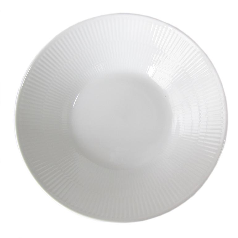 2個セット ロイヤルコペンハーゲン ホワイトフルーテッド ディーププレート 深皿 パスタプレート パスタ皿 24cm 2408606 日本未発売 1016940 北欧食器 洋食器 ROYAL COPENHAGEN【スペシャルラッピング660円(別売り)】