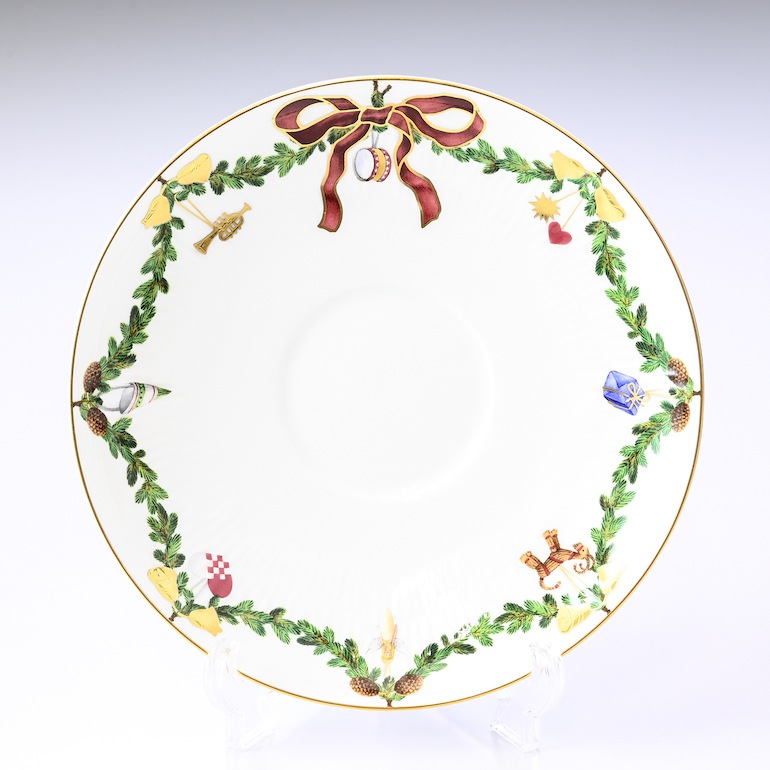 ロイヤルコペンハーゲン ROYAL COPENHAGEN スターフルーテッド ティーカップ&ソーサー ハイハンドル 280ml 2503091 1017438 北欧食器 洋食器 名入れ可有料 カップアンドソーサー 【スペシャルラッピング660円(別売り)】