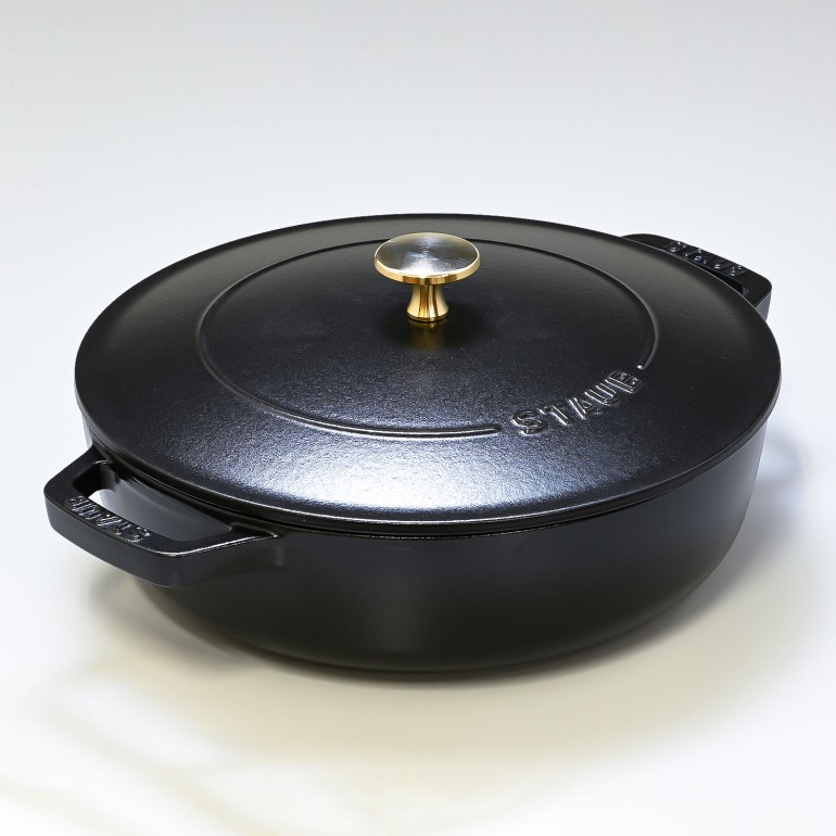 ストウブ(Staub) ブレイザー・ソテーパン ブラック 24cm 鋳鉄 40511