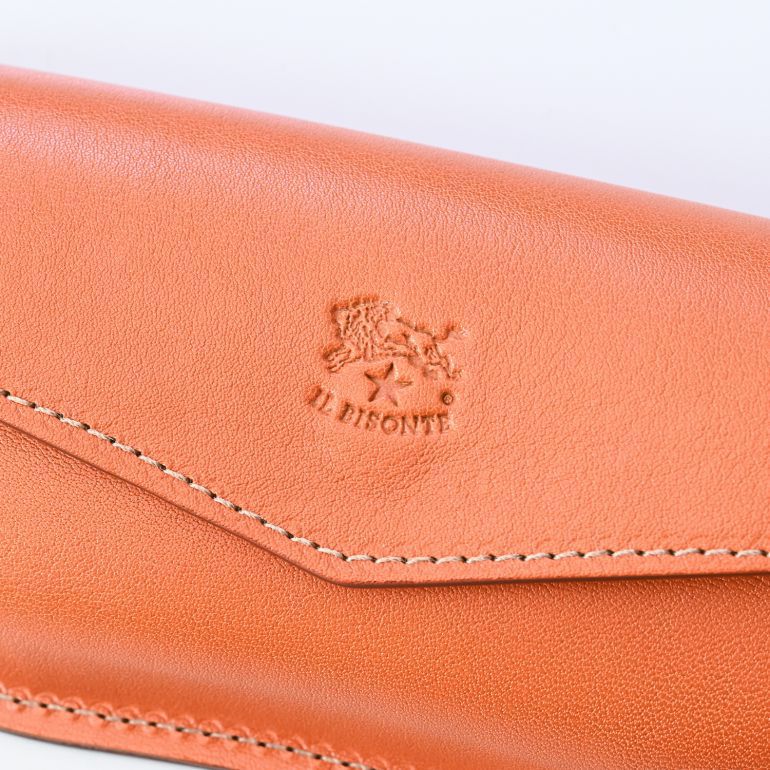 イルビゾンテ IL BISONTE メガネケース メンズ レディース キャラメル ヤキヌメ SCA087PV0005CA140B【スペシャルラッピング660円(別売り)】