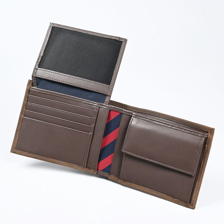 トミーヒルフィガー 二つ折り財布 JOHNSON CC FLAP AND COIN メンズ