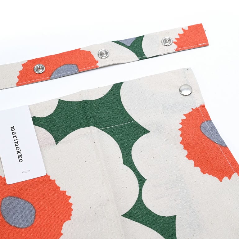 【刺しゅう可有料】マリメッコ marimekko エプロン 2024SS ピエ二 ウニッコ グリーン×ベージュ 73125 073125 612 北欧雑貨 北欧デザイン 【スペシャルラッピング660円(別売り)】