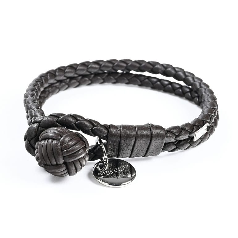 【名入れ無料】【スペシャルラッピング付き】ボッテガヴェネタ ブレスレット 全6種 ギフトセット イニシャル名入れ 23種類から選べるスペシャルラッピング メンズ レディース イントレチャート レザー BOTTEGA VENETA