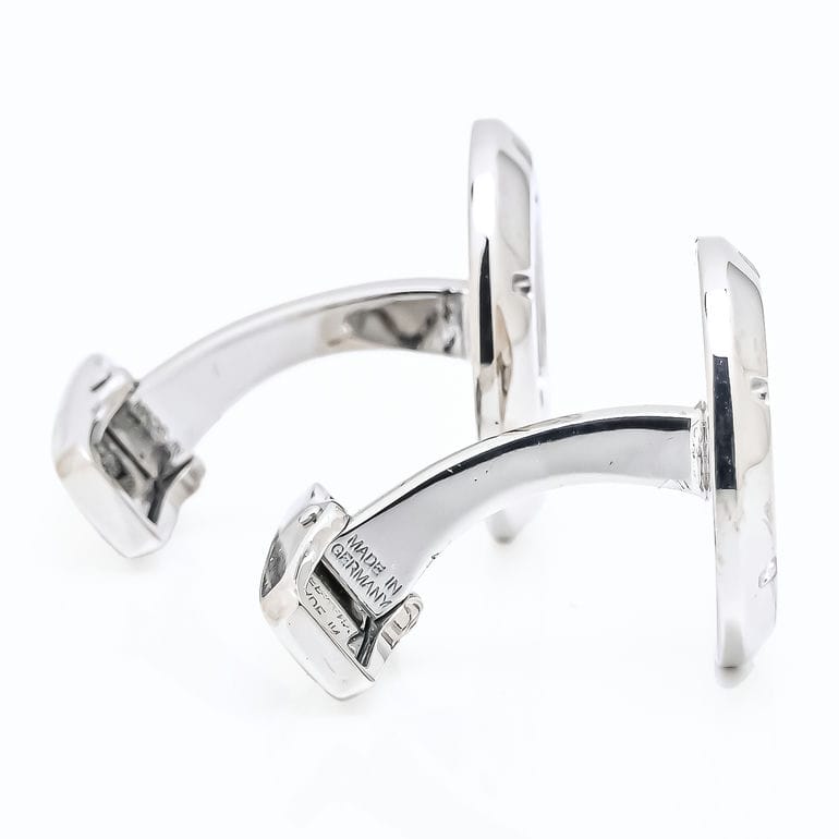 【名入れ可有料】ダンヒル dunhill カフス カフリンクス カフスボタン パドロック メンズ シルバー レッドリング DU24FUS8203040 英国 <br>【スペシャルラッピング660円(別売り)】