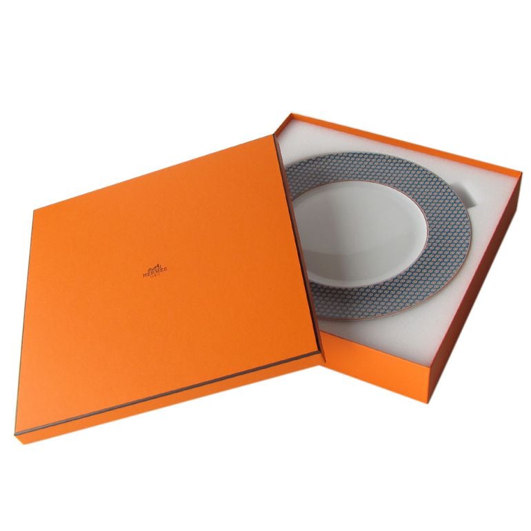 エルメス HERMES タイ・セット TIE SET マンダリン 30cm ディナープレート ペア 040001p2 大皿 洋食器  【スペシャルラッピング大B対応(別売り)】