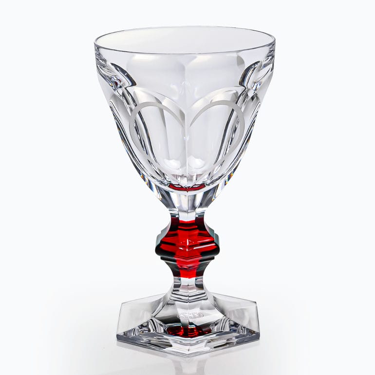 バカラ Baccarat ワイングラス アルクール HARCOURT ラヴグラス ハート クリア レッド 2817024 洋食器 高級<br>【スペシャルラッピング6600円(別売り)】