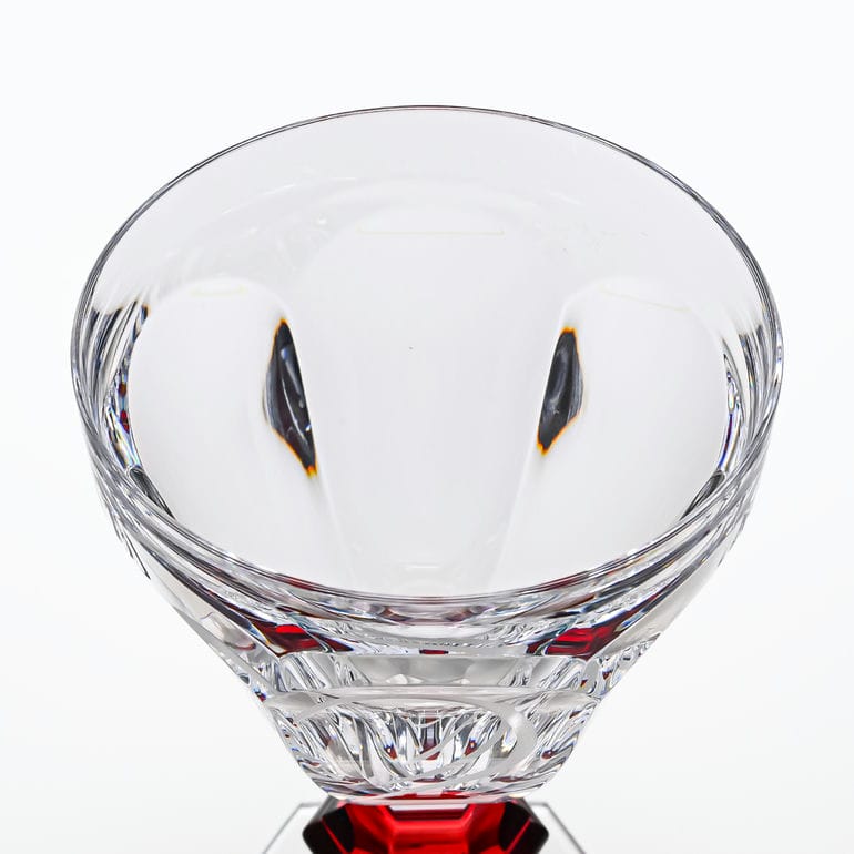 バカラ Baccarat ワイングラス アルクール HARCOURT ラヴグラス ハート クリア レッド 2817024 洋食器 高級<br>【スペシャルラッピング6600円(別売り)】