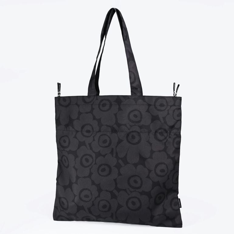 マリメッコ marimekko トートバッグ 買い物袋 ショルダートート Metka メトカ ミニ ウニッコ ブラック 95333 095333 990 A4サイズ収納可能 北欧雑貨 北欧デザイン