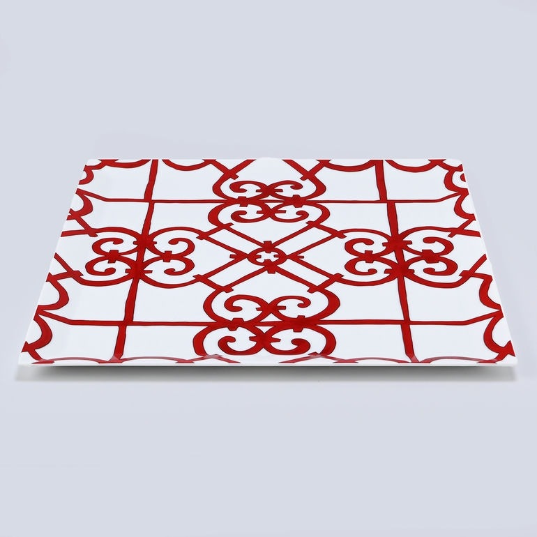 【新品】HERMES エルメス ガダルキヴィール スクエアプレート HERMES（エルメス） スクエアプレート 16cm×12cm 寿司 すしプレート