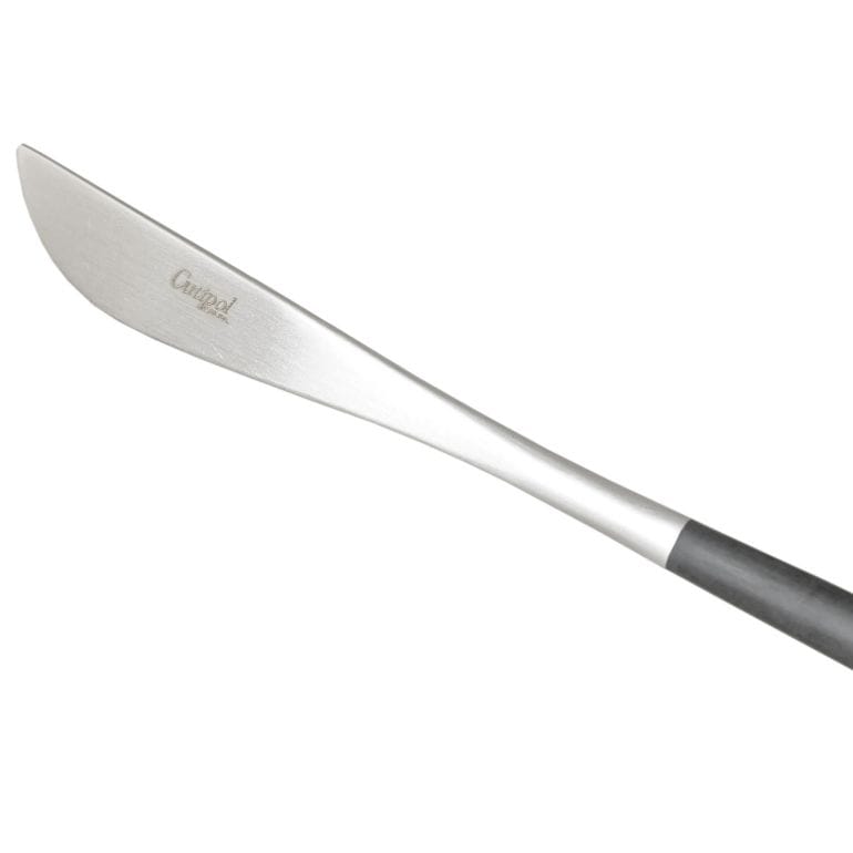 クチポール Cutipol GOA ゴア ブラック ディナーナイフ テーブルナイフ 22cm GO03 ハンドメイド カトラリー 名入れ可有料 洋食器