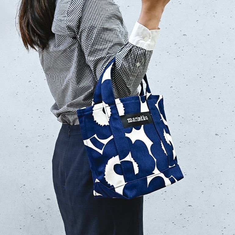 マリメッコ marimekko トートバッグ レディース 舟形 Seidi Pieni