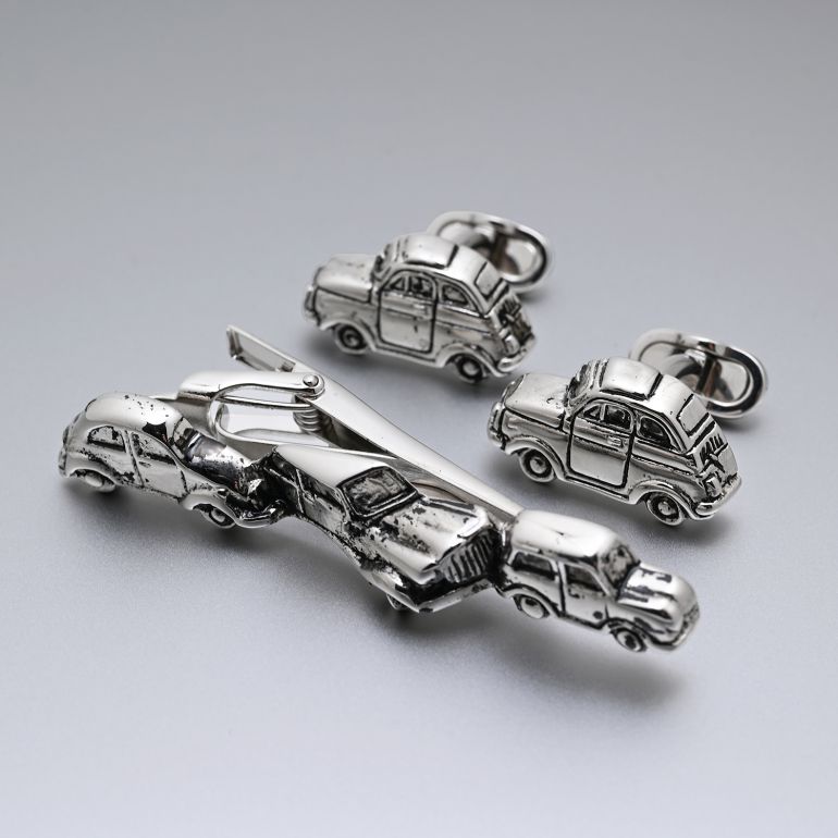 【スペシャルラッピング付き】【純正紙袋付き】モンアート MONART カフス ネクタイピン セット 全8種 23種類から選べるスペシャルラッピング メンズ Made in Italy 正規代理店 Made in Italy 正規代理店